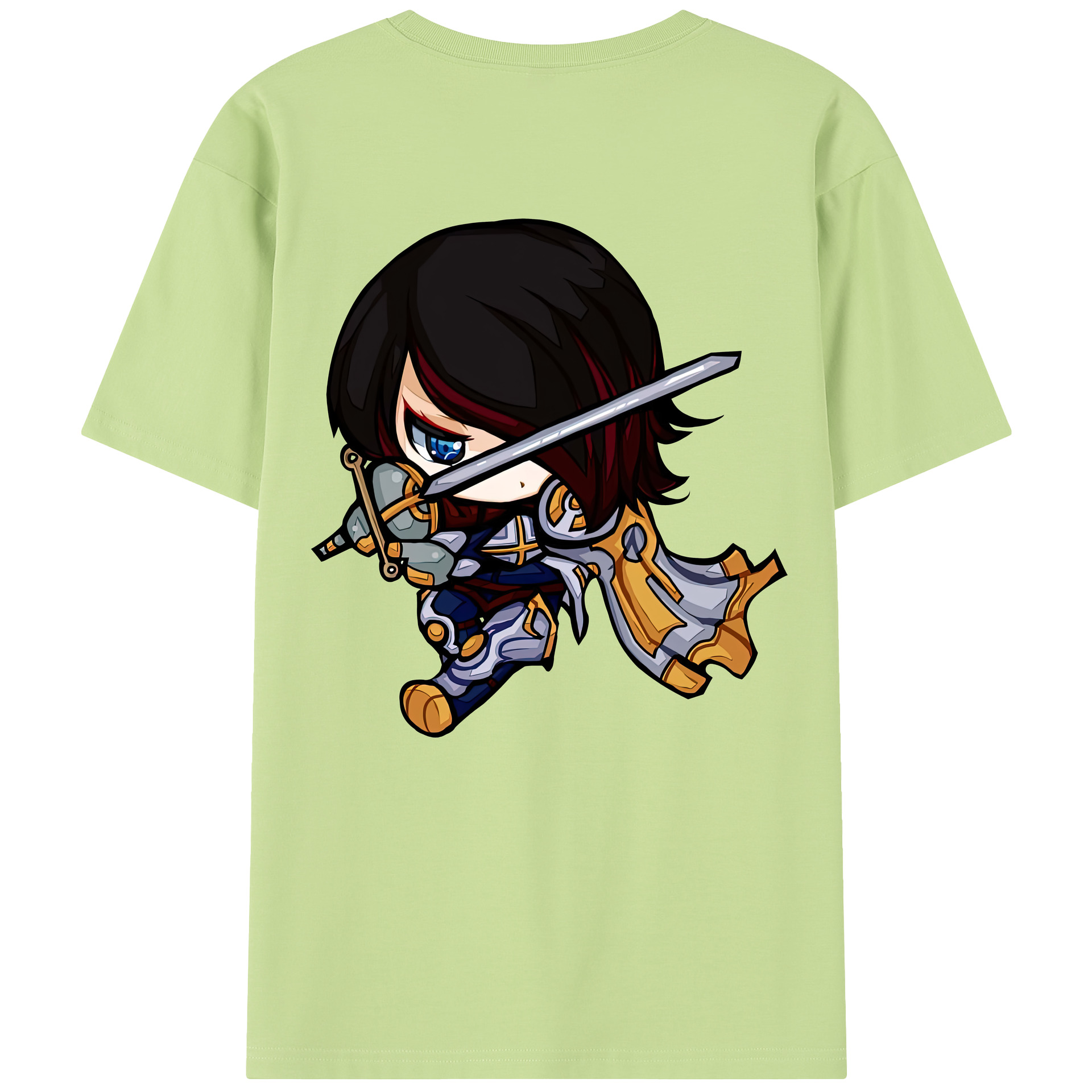 リーグ・オブ・レジェンド League of Legends LOL 綿100％半袖Tシャツ（背面プリント）